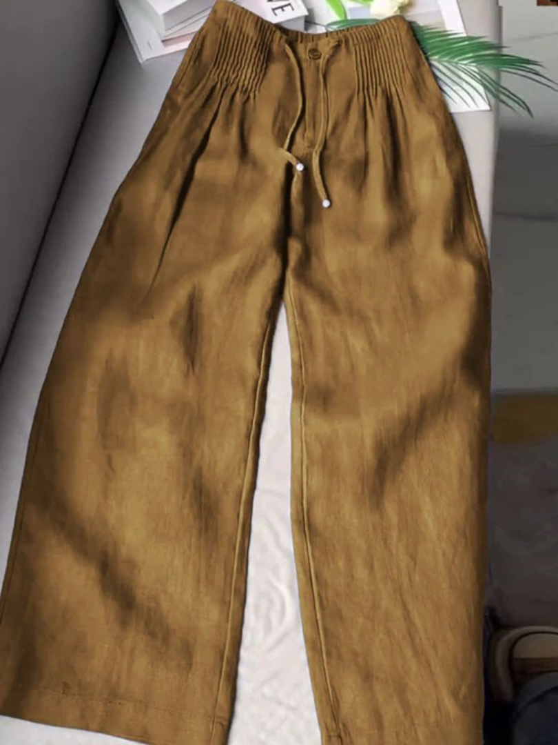 Camille | Damen weite Hose mit Tunnelzug