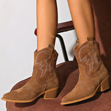 SPITZES WESTERN-ANKLE-Boot