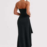 Stacy | Schulterfreies Maxikleid