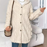 Chloe™ - Plüsch-Hoodie-Cardigan