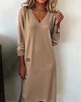 Carmen™ - Pulloverkleid mit V-Ausschnitt