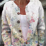 Francesca | Weste mit Blumendruck