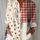 Elise | Landhaus Patchwork Bluse