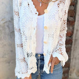 Nadia™ - Bequemer Spitzen-Cardigan