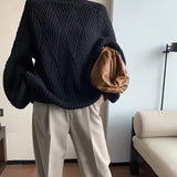 Audrey - Gestrickter Rollkragenpullover