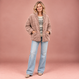 Ida | Elegante gefütterte Oversize-Jacke