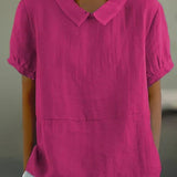 Amalie ™ - Entspannt geschnittene Bluse mit Kragen