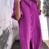 Paige - Knopf-Breeze Kleid