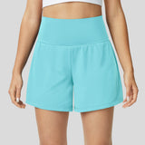 Luigia - 2 In 1 Yoga Shorts Mit Hoher Taille