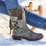 Valeria - Wasserdichte Stiefel Mit Reißverschluss An Der Wade