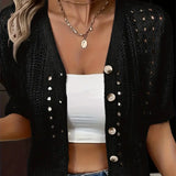 Kendall™ - Trendy Kurzarm-Cardigan