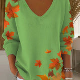 Beatrice – Pullover aus Strick mit V-Ausschnitt