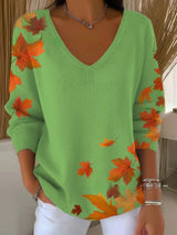 Beatrice – Pullover aus Strick mit V-Ausschnitt
