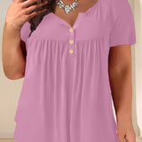 Zoey™ - Schicke Plissee-Bluse in Übergröße
