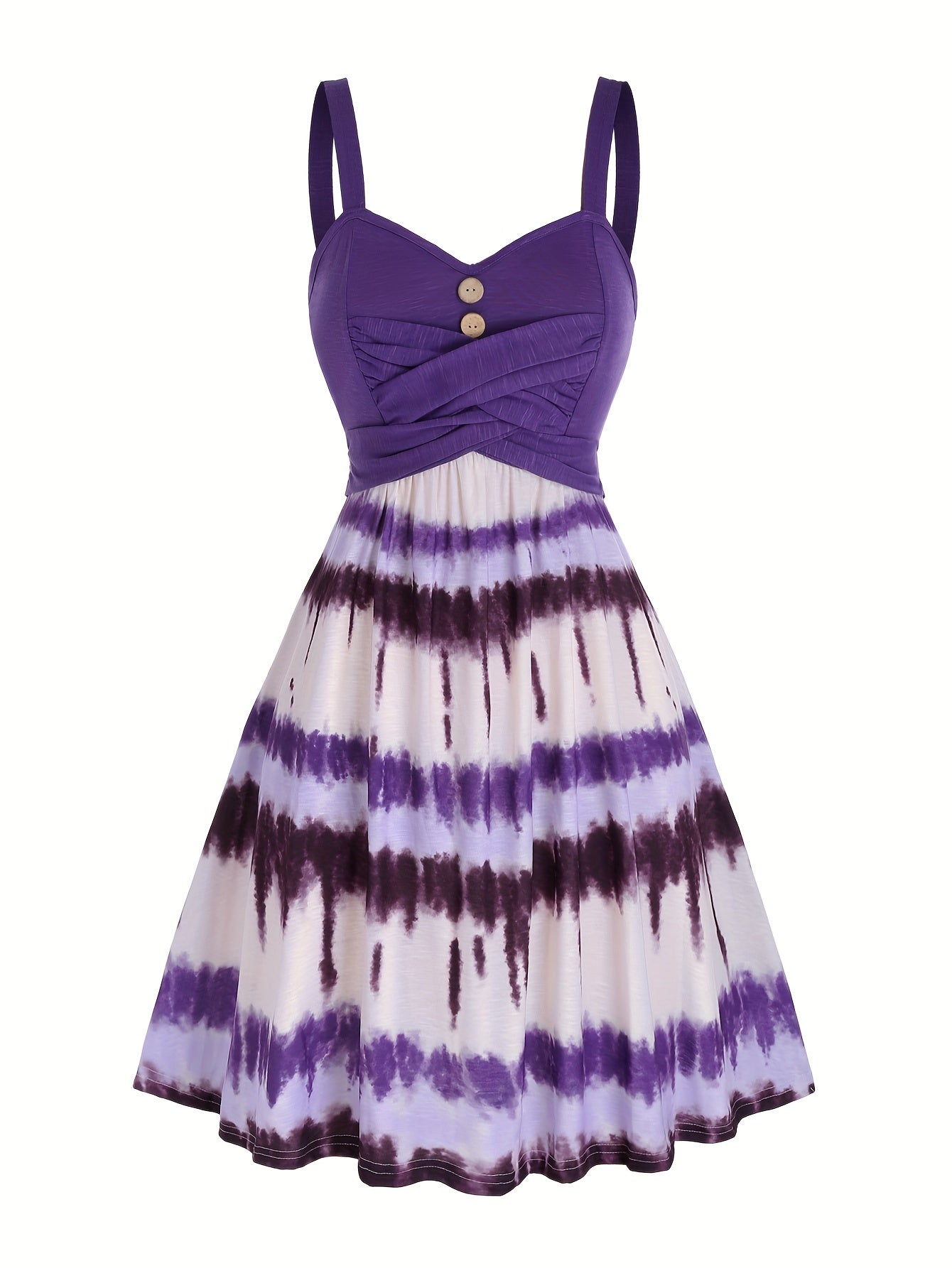 Gisele™ - Bequemes ärmelloses Sommerkleid mit Batikmuster