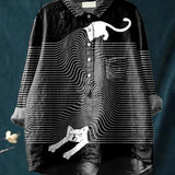 Coco™ - Katzenkunst Shirt
