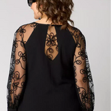 Barbora™ - Elegantes Kleid mit Spitzenärmeln