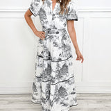 Nadia™ - Bedrucktes Maxi-Kleid