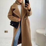 Zoe - Langer Teddymantel