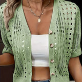 Kendall™ - Trendy Kurzarm-Cardigan