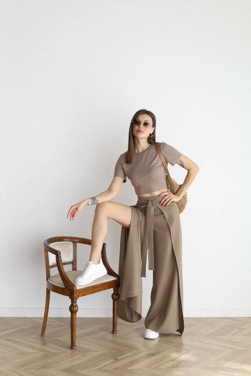 Marika™ - Weite Leinenhosen