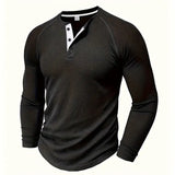 Chad™ - Herren Henley-Shirt