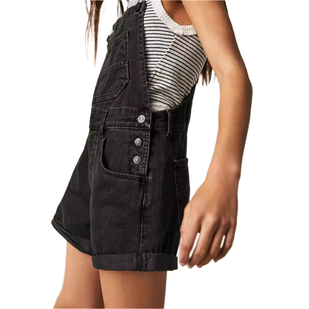 Remita | Latzshorts mit Taschen und Knöpfen