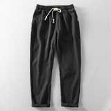 Giles | Men's Long Trousers with Drawstring and Pockets