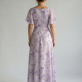 Vaelis | Midi-Kleid mit Flatterärmeln