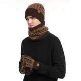 3-teiliges Winterset mit Mütze, Handschuhen und Schal