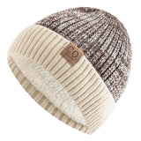Vintage Vibe Mütze | Retro gefütterte Wintermütze mit lässigem Strickdesign