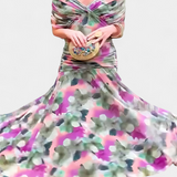 Alondra™ | V-Ausschnitt Langes Floral-Maxikleid