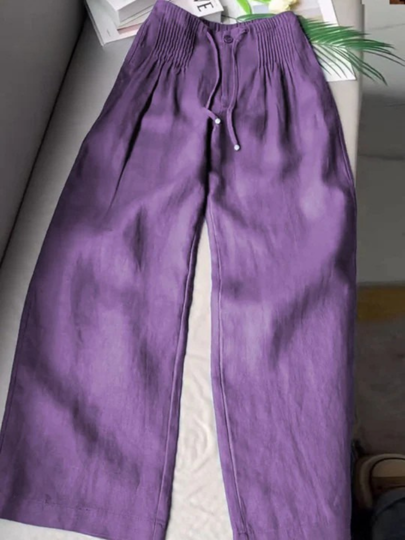 Camille | Damen weite Hose mit Tunnelzug