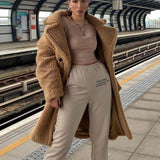 Zoe - Langer Teddymantel