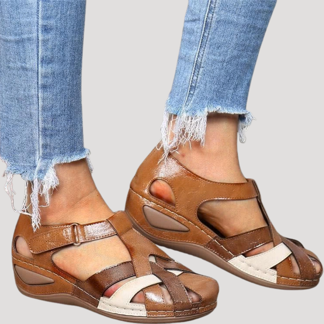 Ganztägige Damen-Sandalen mit geschlossenem Zehenbereich, entworfen für Komfort