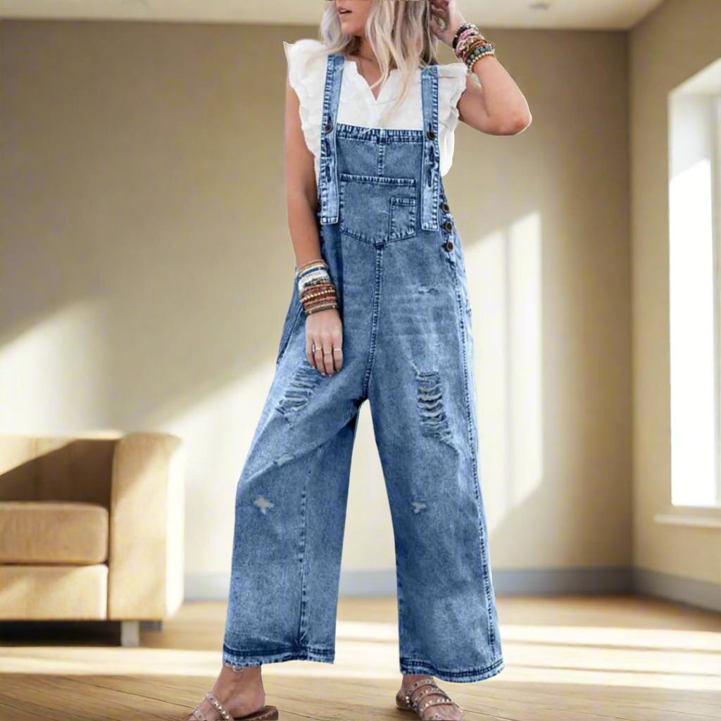 CARMELITA™ Verstellbarer Jumpsuit | Vintage Look Damen Outfit
