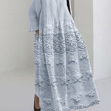 Thalina™ - Spitzenbedrucktes Kleid