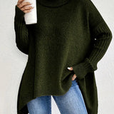 Bridgette™ - Bequemer langer Rollkragenpullover