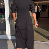 Karolin | Bequemes Langes Kleid