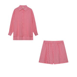Frieda | Leichtes Blusen- und Shorts-Set