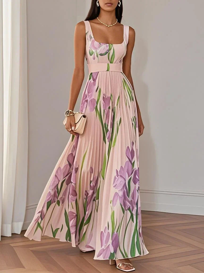 Mary™ - Elegantes Plissee-Maxikleid