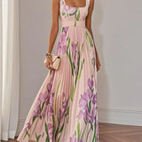 Mary™ - Elegantes Plissee-Maxikleid