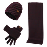 Cooles Winter-Set mit Mütze, Schal und Handschuhen