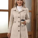 Eleganter Wollmischmantel – Stilvoll, Bequem und Zeitlos Flattering