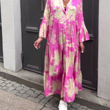 Diana™ - Bequemes Patchwork-Maxikleid