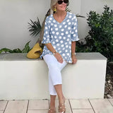 Beth™ | Stilvolle V-Ausschnitt Bluse
