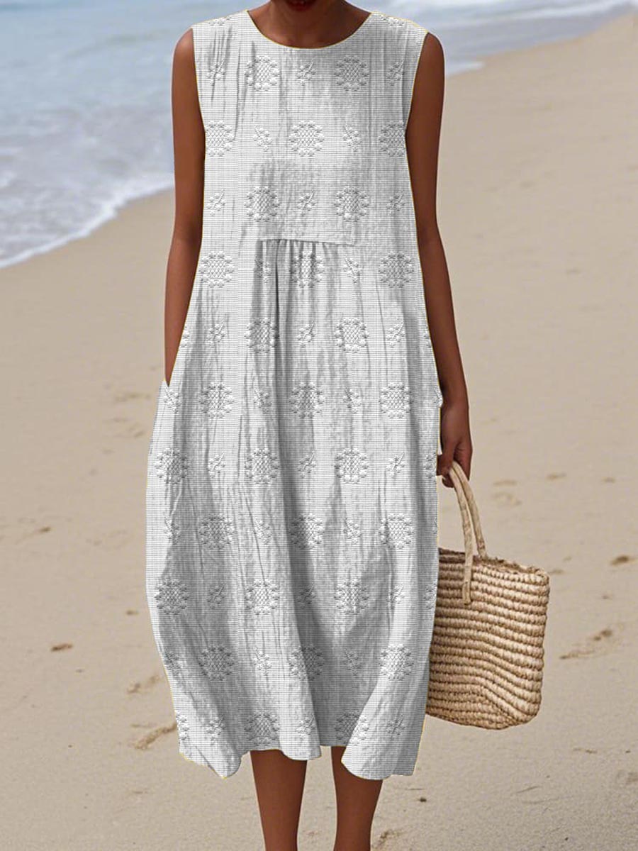 Künstlerisches Strandkleid