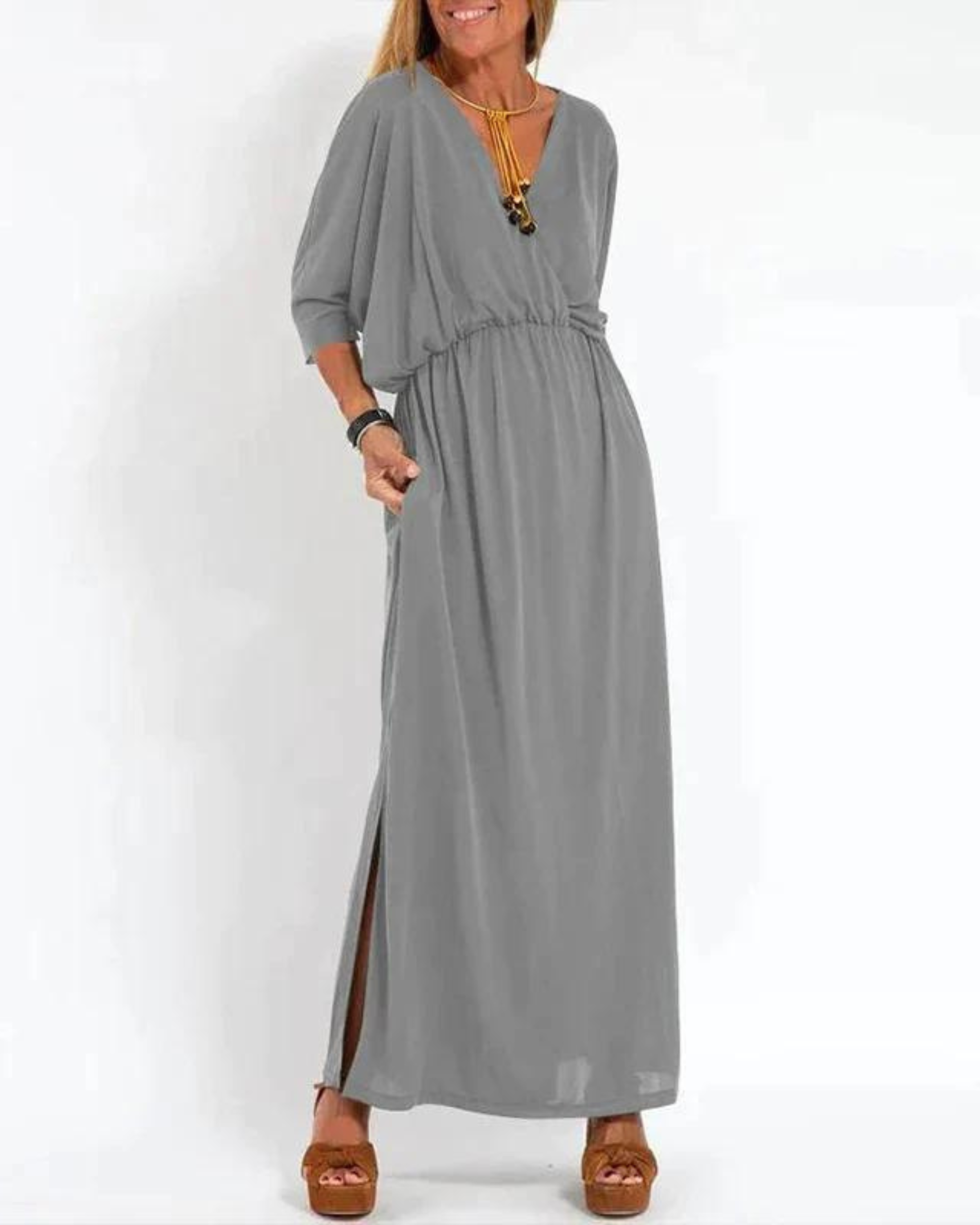 Lani™ - Langes vintage Kleid