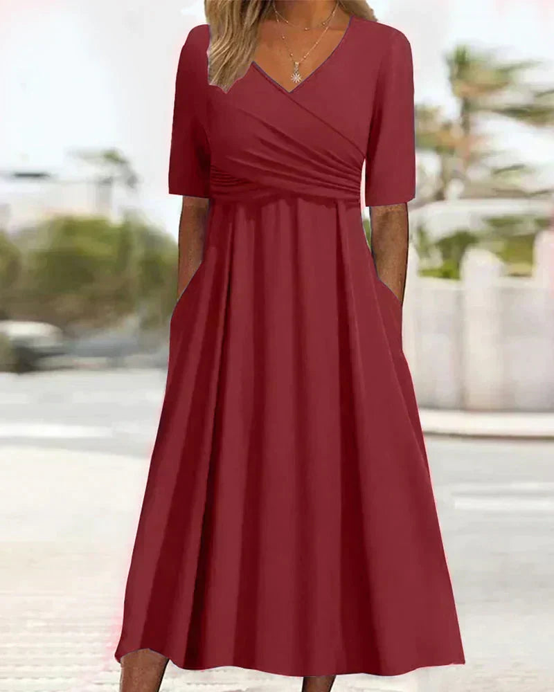 Anna™ - Wickelkleid mit kurzen Ärmeln