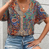 Livia - Lockeres Sommer-Paisley-Top